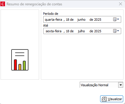 Relatório de Renegociação de clientes Relatório de Renegociação