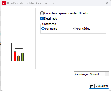 Relatório de Controle de Cashback Relatório Controle de Cashback