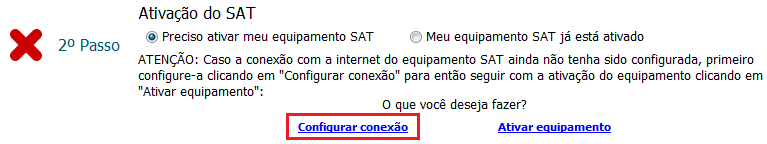 Configurar Conexão